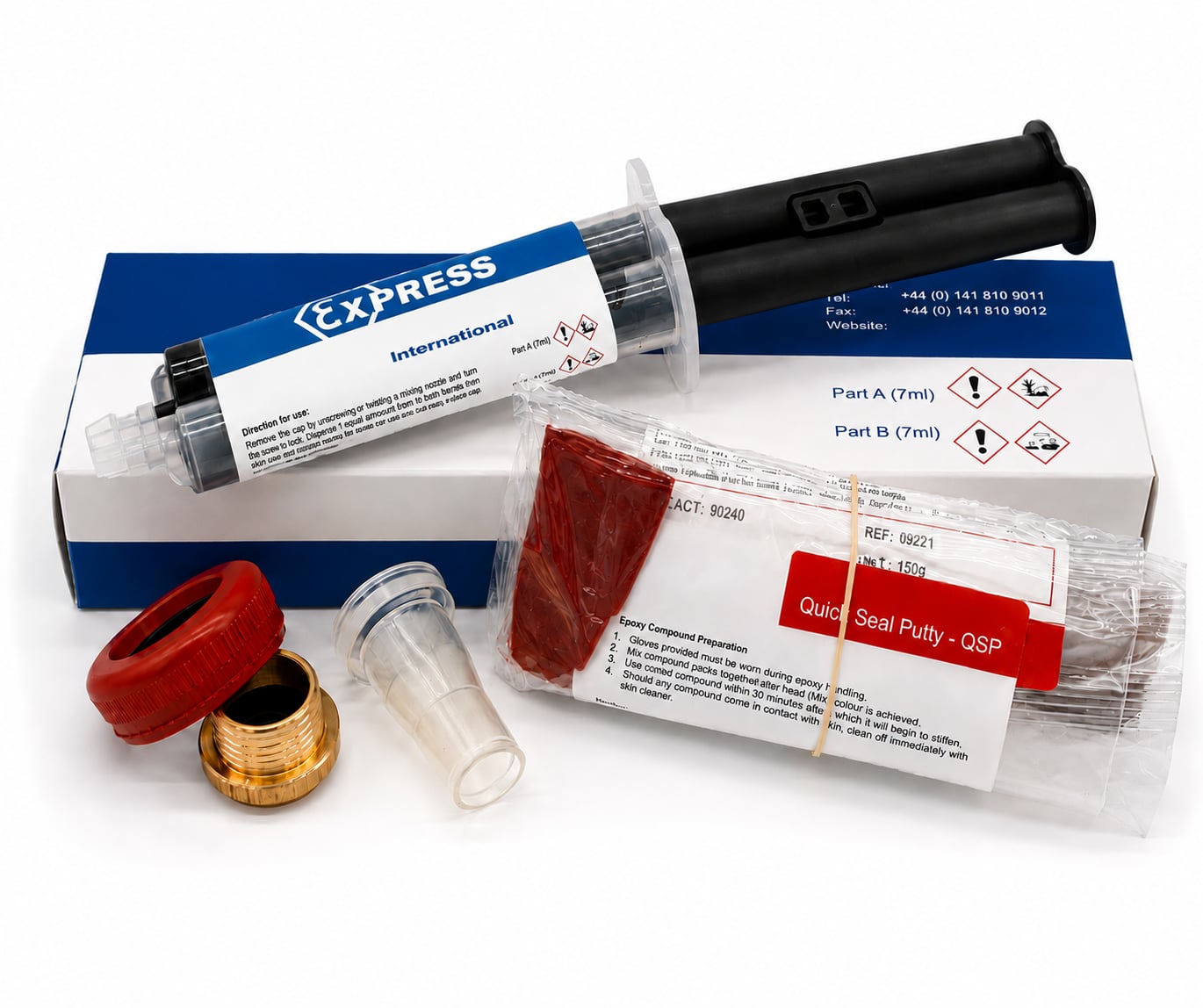 Compound putty barrier gland kit